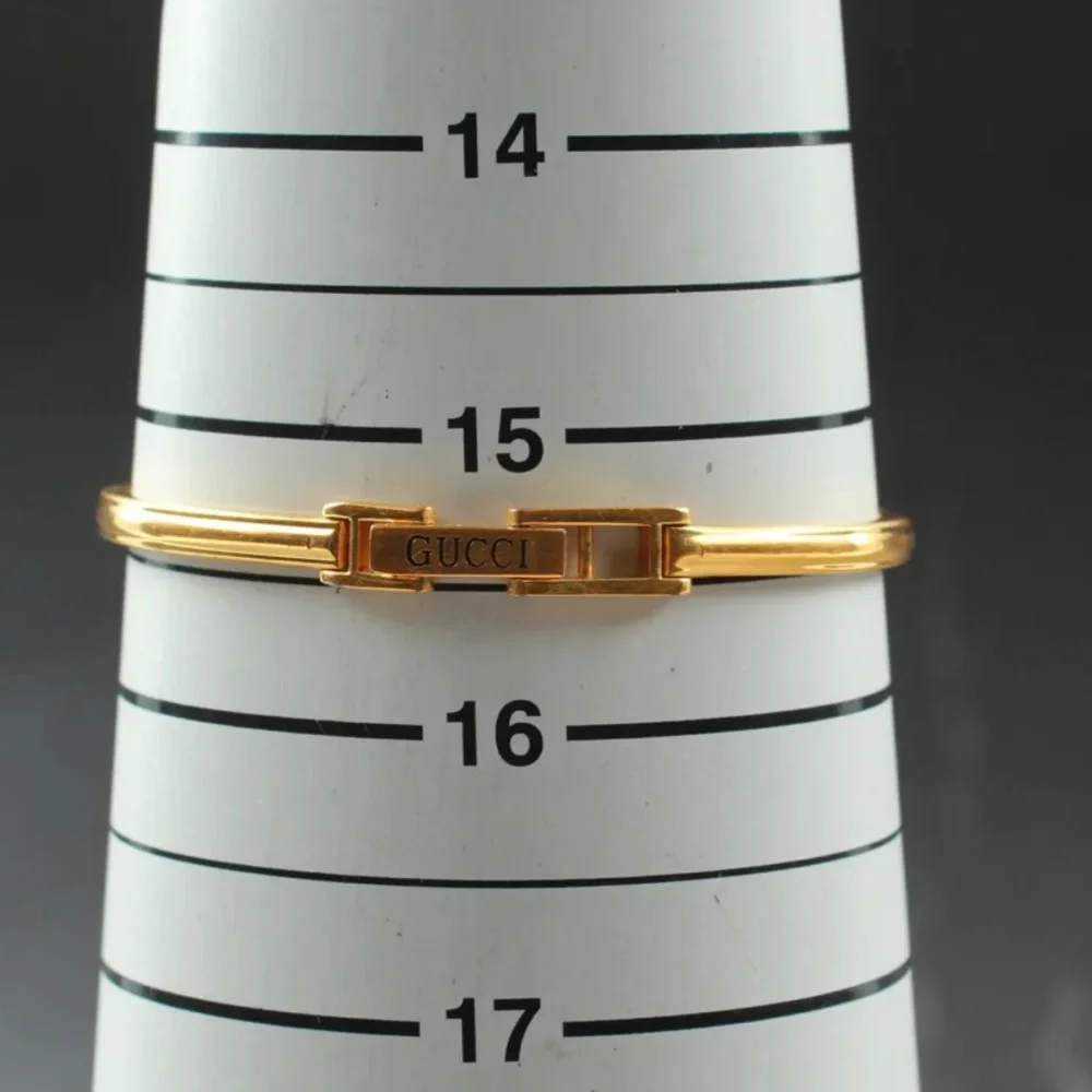 GUCCI 14k Gold Plated Watch Bracelet highly collectable! Vintage SO POPU…
